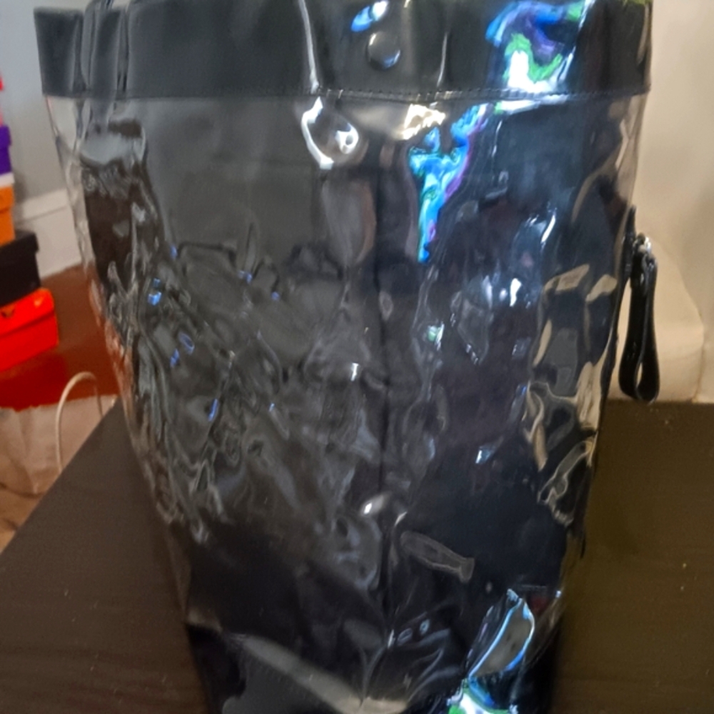 See By Chloe 2in1 Transparent Bag Snaped To A Black Detachable Fabric Bag (EUC) - Picture 5 of 16
